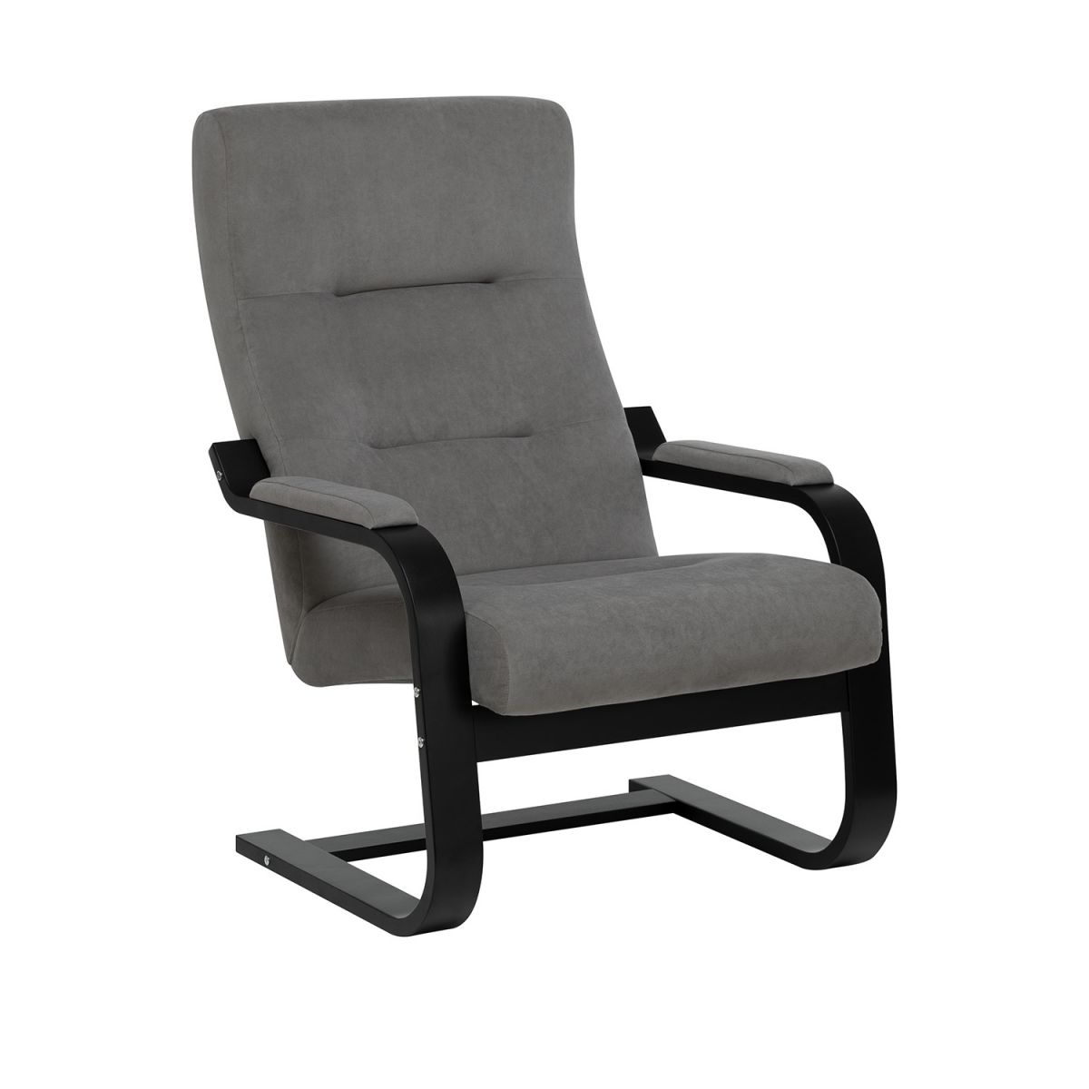 Кресло Leset Оскар NEW, Венге, Bingo 20 (мышиный)