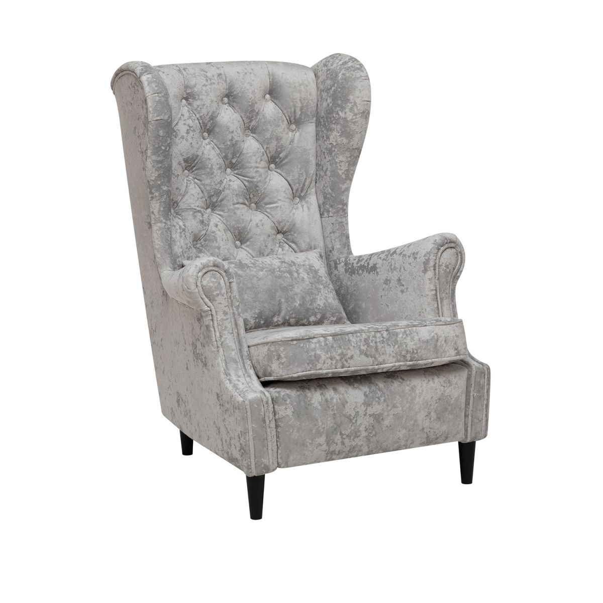 Кресло Leset Винтаж Crash LUX 13 (серый), Венге