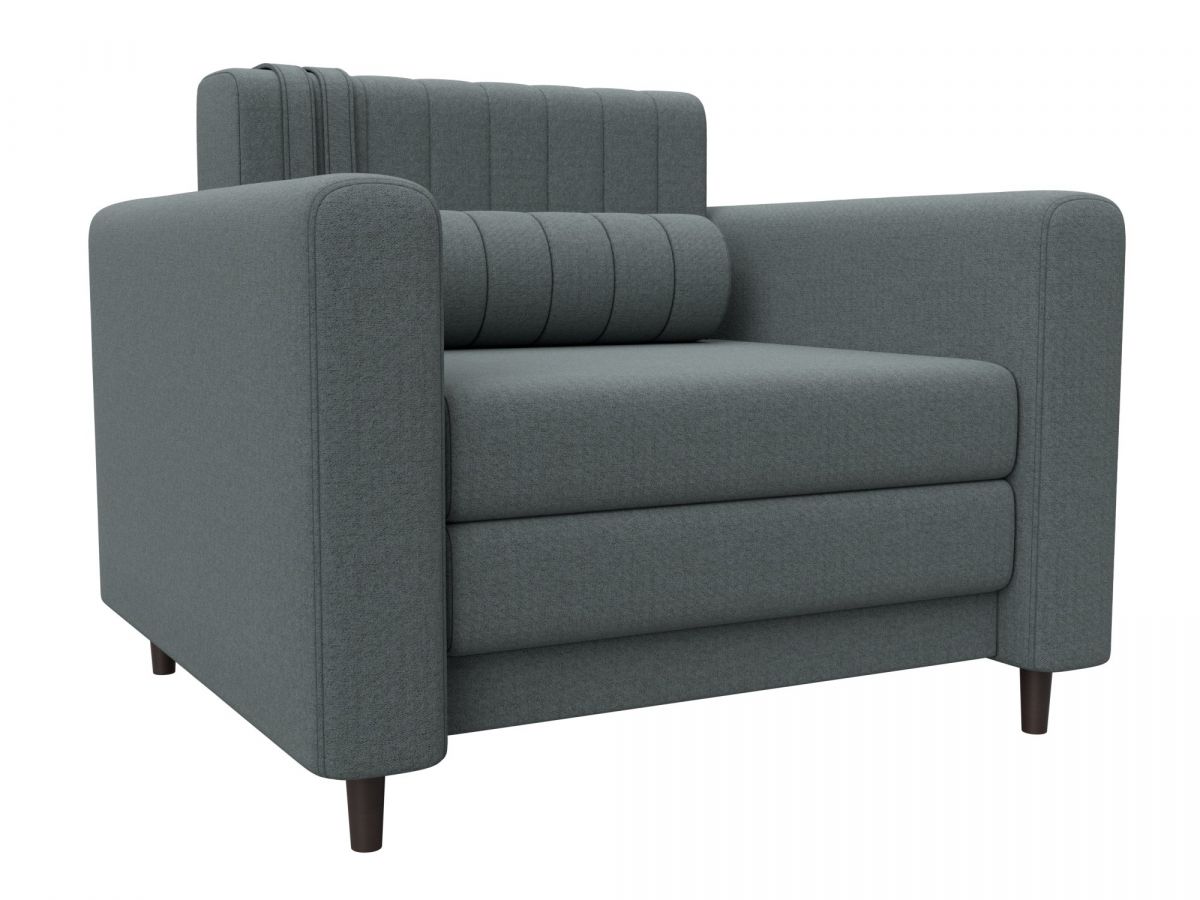 132544 Кресло Лига-070 | рогожка | амур 07 серый