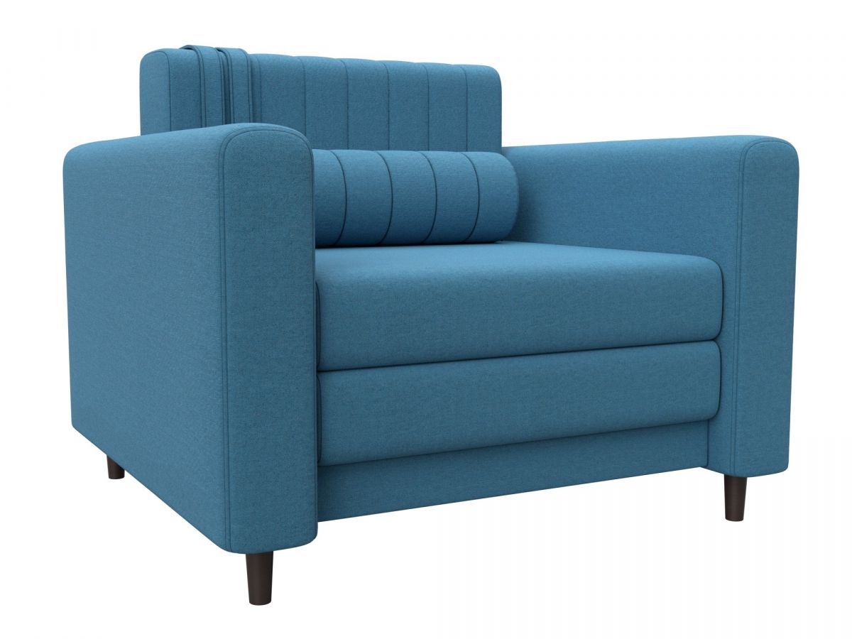 132545 Кресло Лига-070 | рогожка | амур 10 голубой