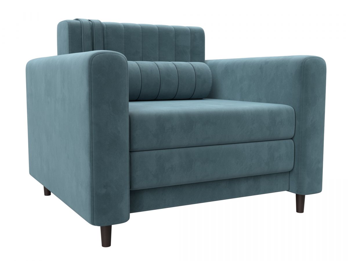 132557 Кресло Лига-070 | велюр | seven 113 бирюзовый