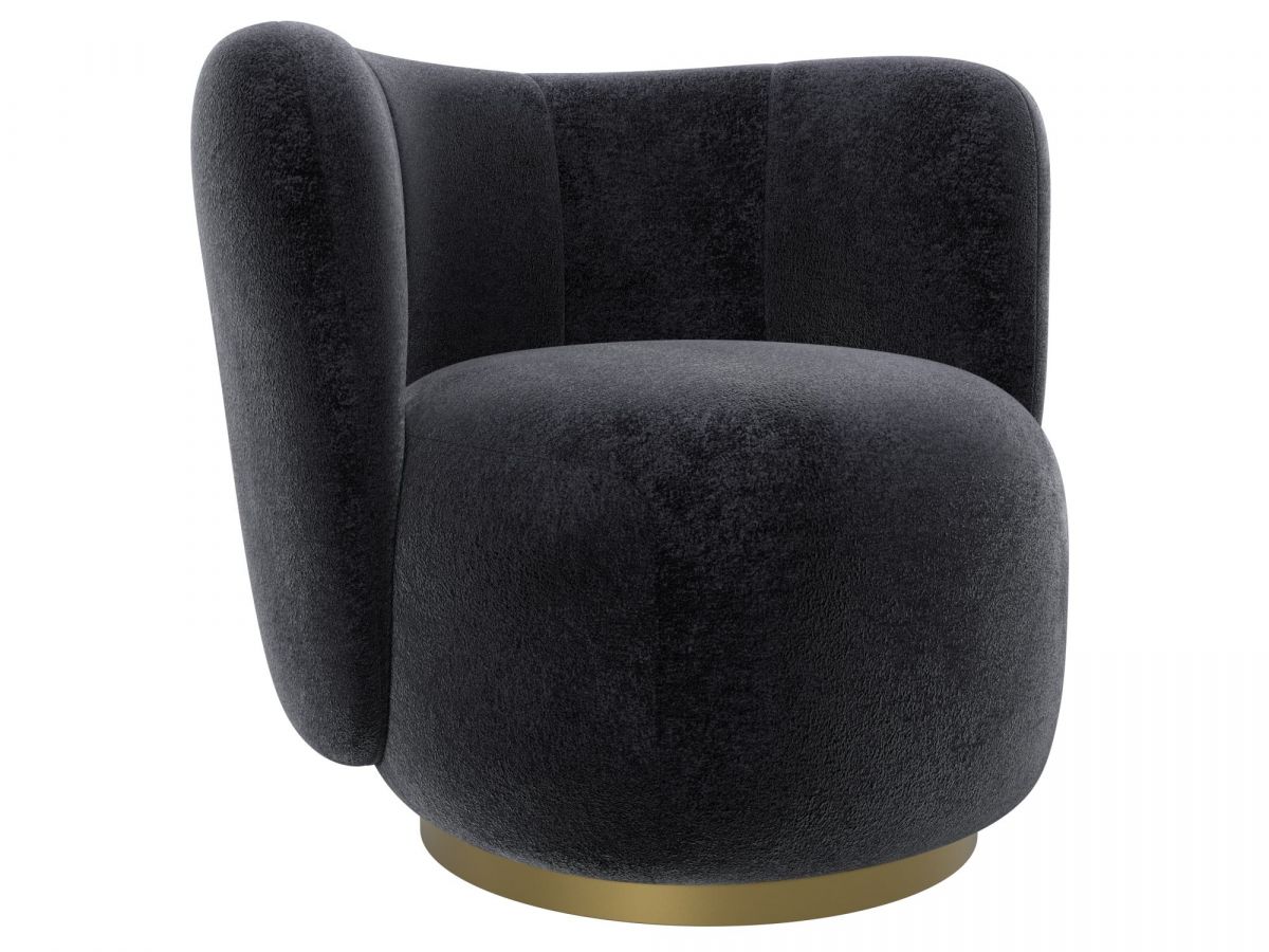 131016 Кресло Лига-072 | велюр | велюр tower 11 темно-серый