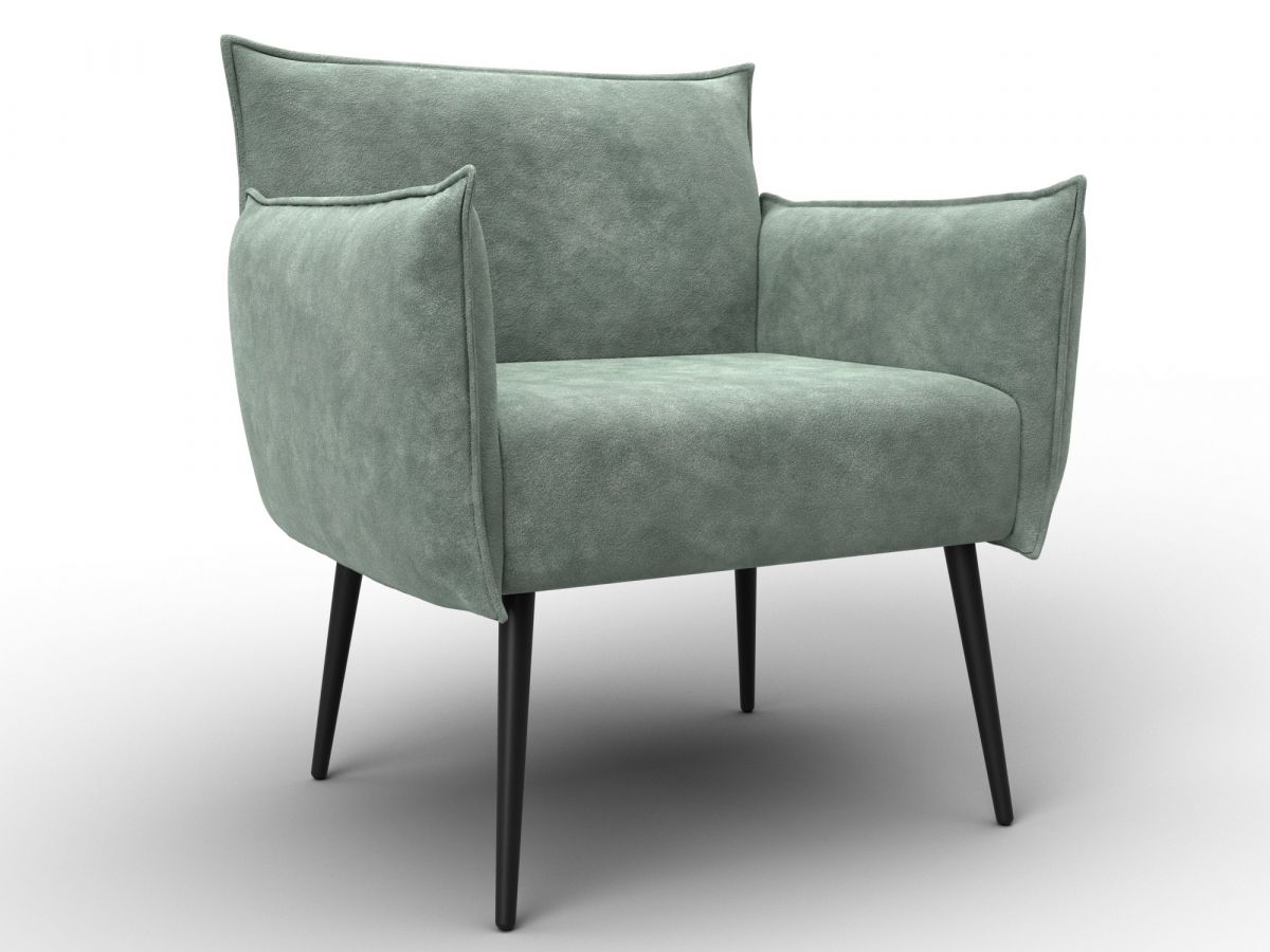 132324 Кресло Лига-083 | велюр | велюр brut 08 зеленый