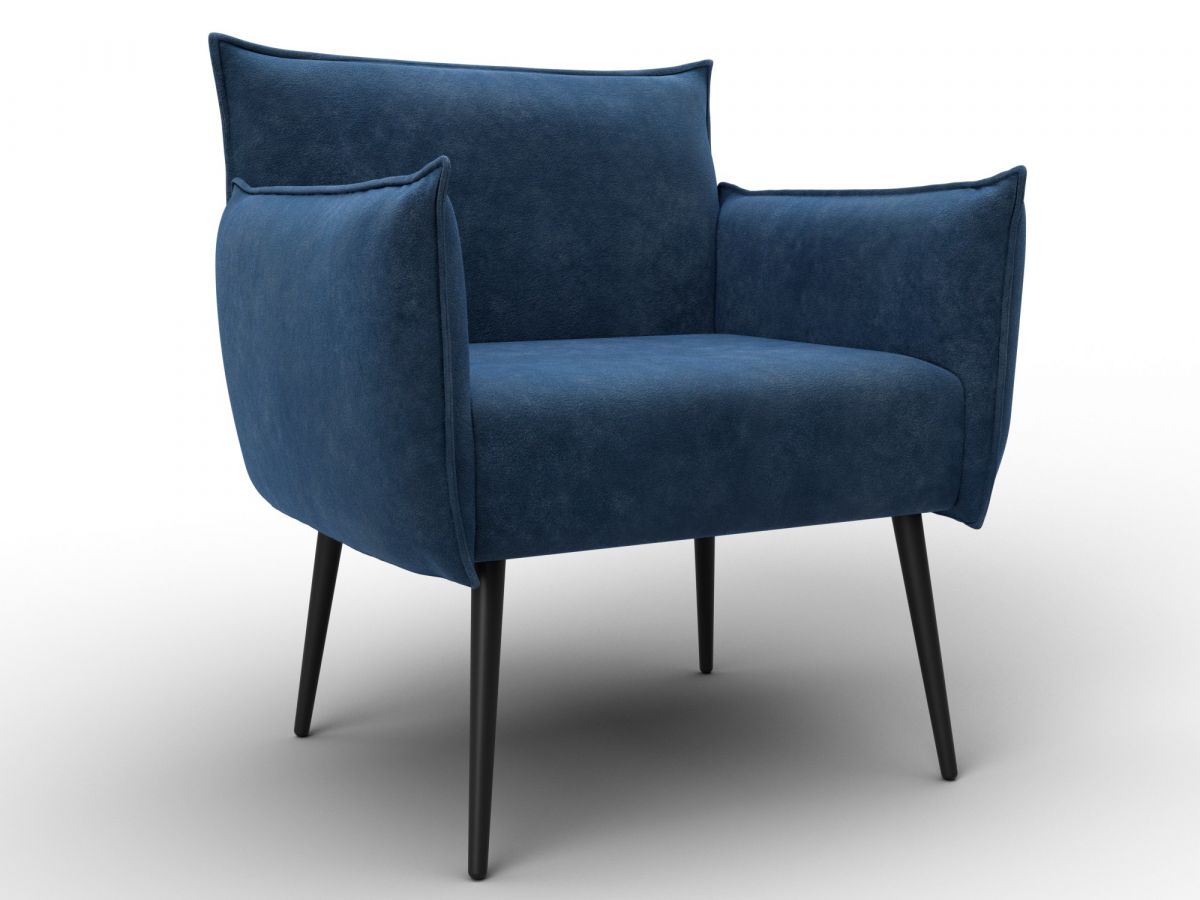 132325 Кресло Лига-083 | велюр | велюр brut 11 синий