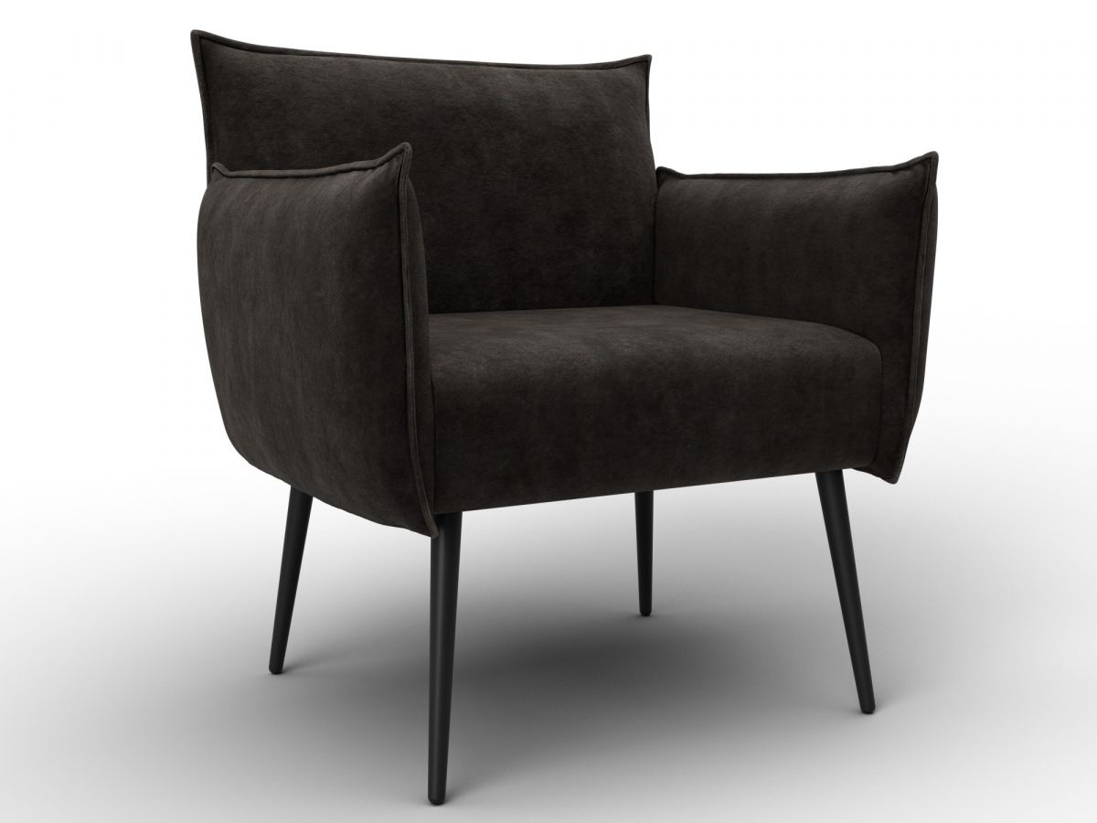 132326 Кресло Лига-083 | велюр | велюр brut 17 коричневый