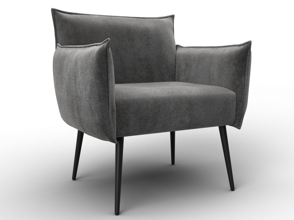 132320 Кресло Лига-083 | велюр | велюр tower 10 серый