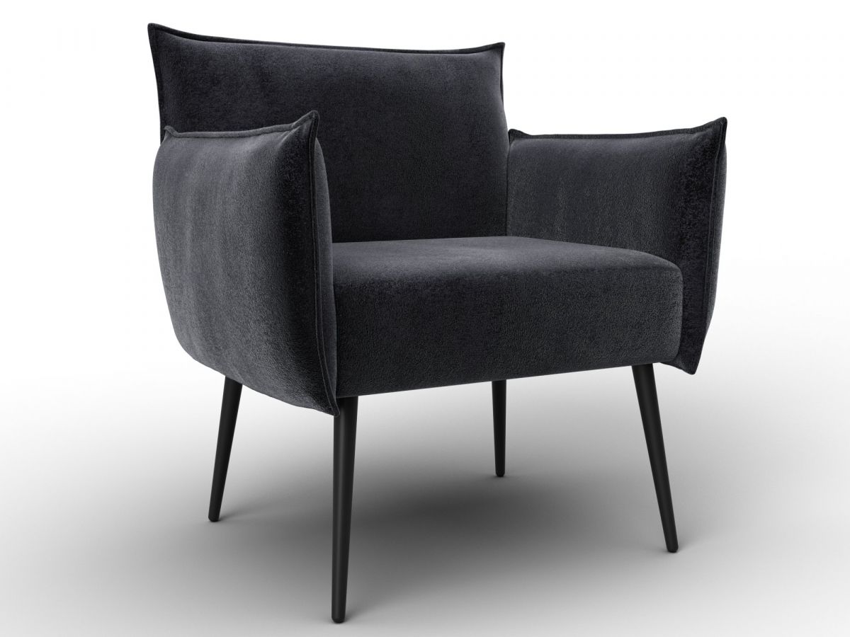 132321 Кресло Лига-083 | велюр | велюр tower 11 темно-серый