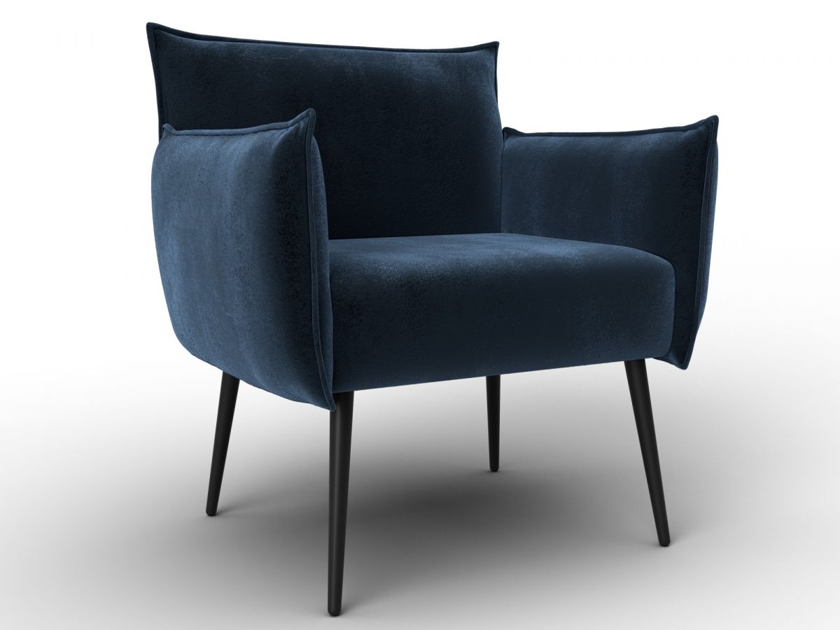 132319 Кресло Лига-083 | велюр | велюр tower 13 синий