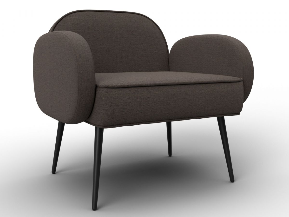 132428 Кресло Лига-086 | рогожка | рогожка амур 05 коричневый