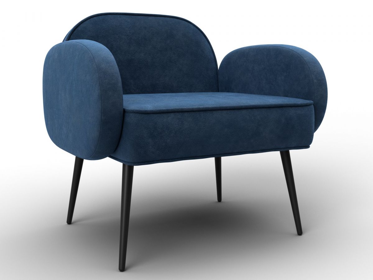 132444 Кресло Лига-086 | велюр | велюр brut 11 синий