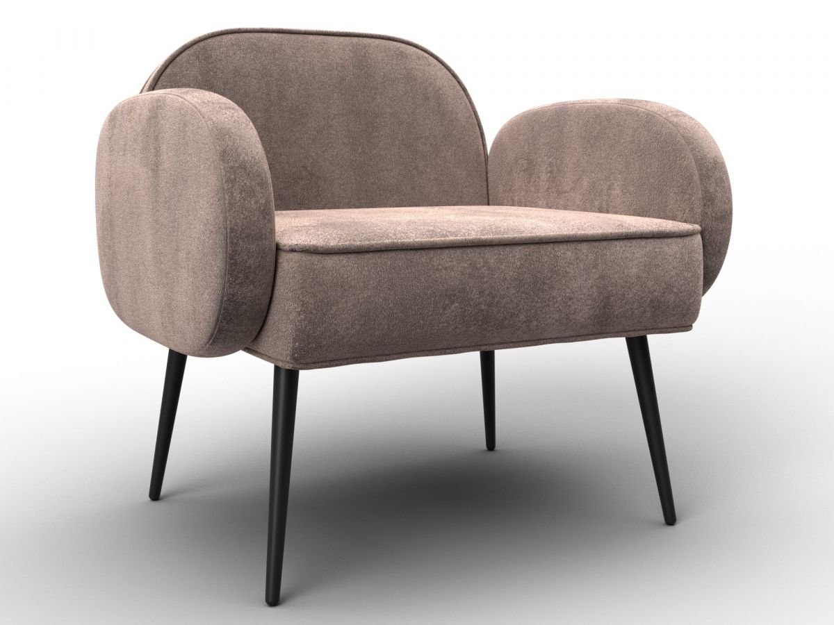 132437 Кресло Лига-086 | велюр | велюр tower 05 бежевый