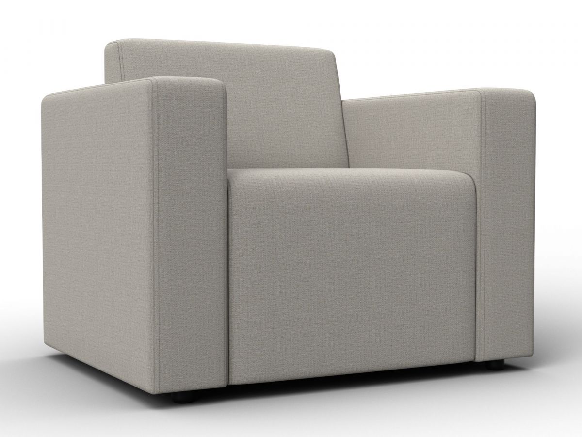 132460 Кресло Лига-093 | рогожка | амур 02 бежевый