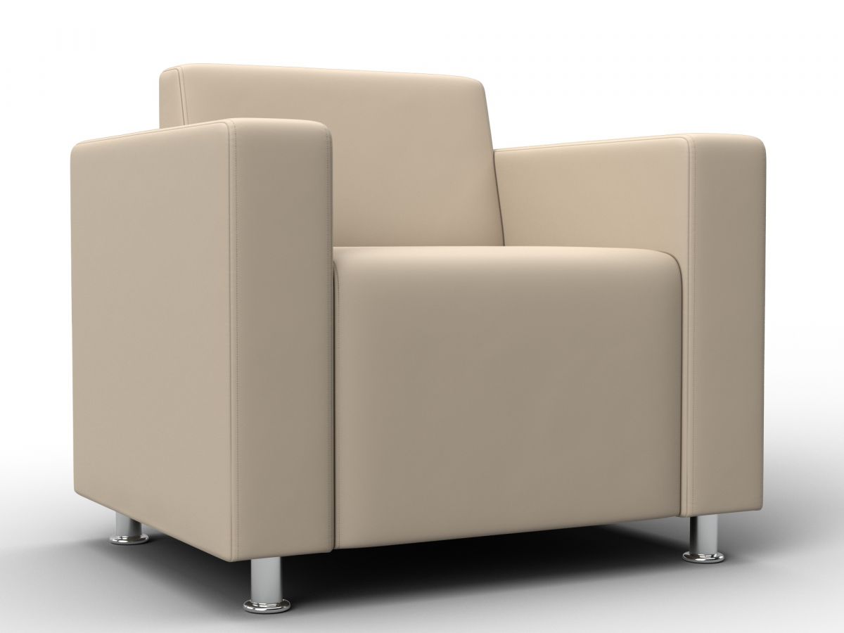 134972 Кресло Лига-093 ВН | экокожа | бежевый