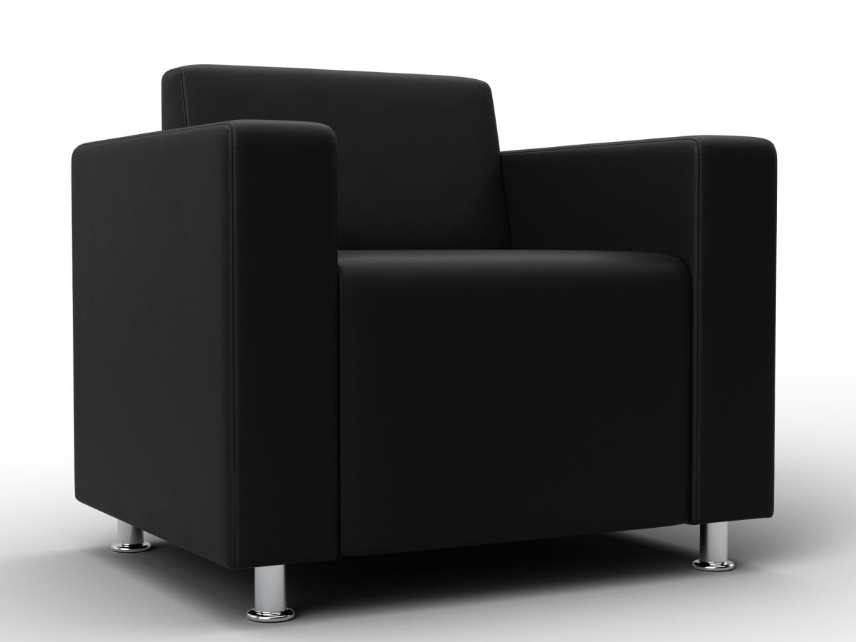 134975 Кресло Лига-093 ВН | экокожа | черный