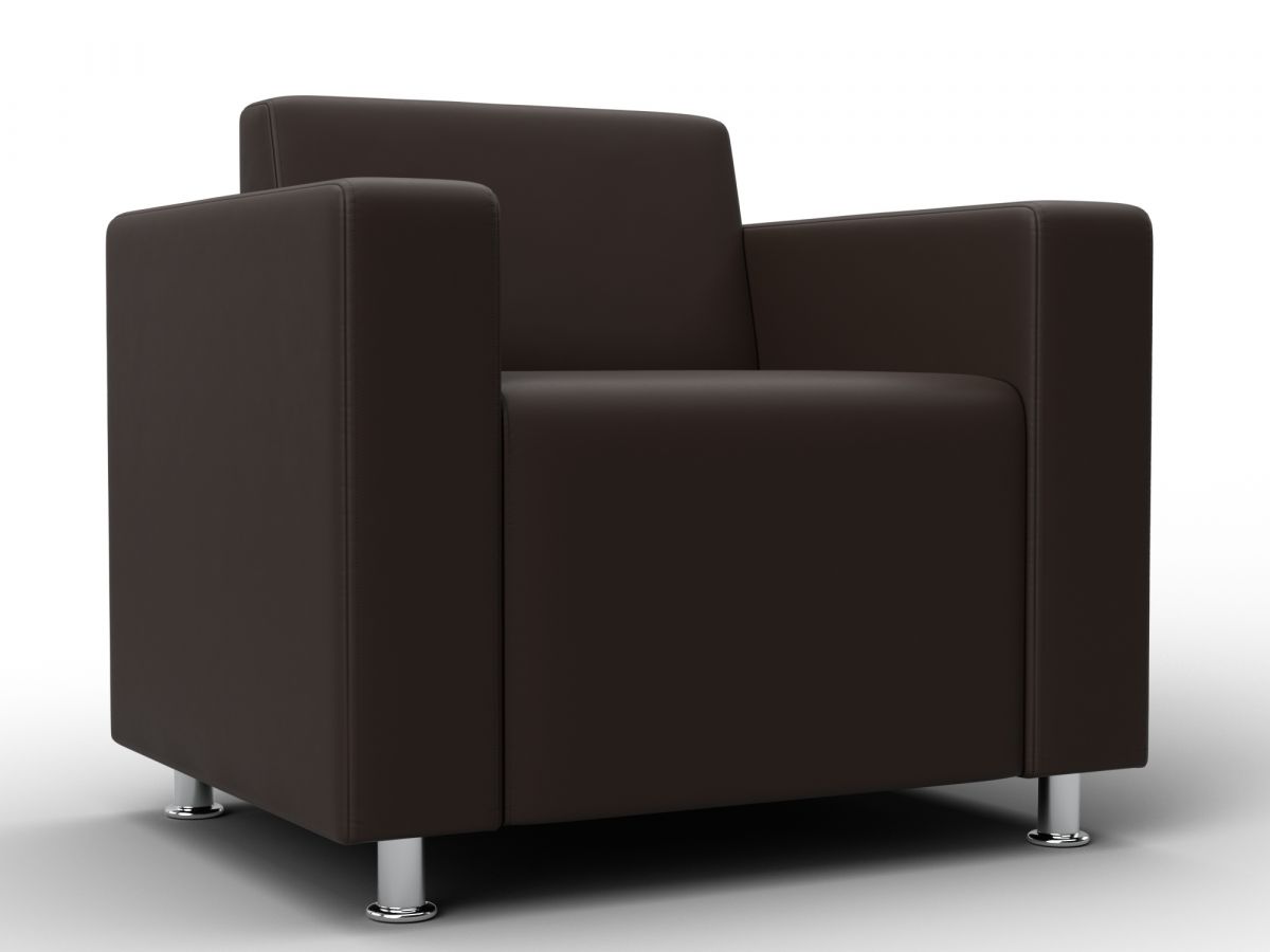 134974 Кресло Лига-093 ВН | экокожа | коричневый