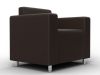 134974 Кресло Лига-093 ВН | экокожа | коричневый - 3