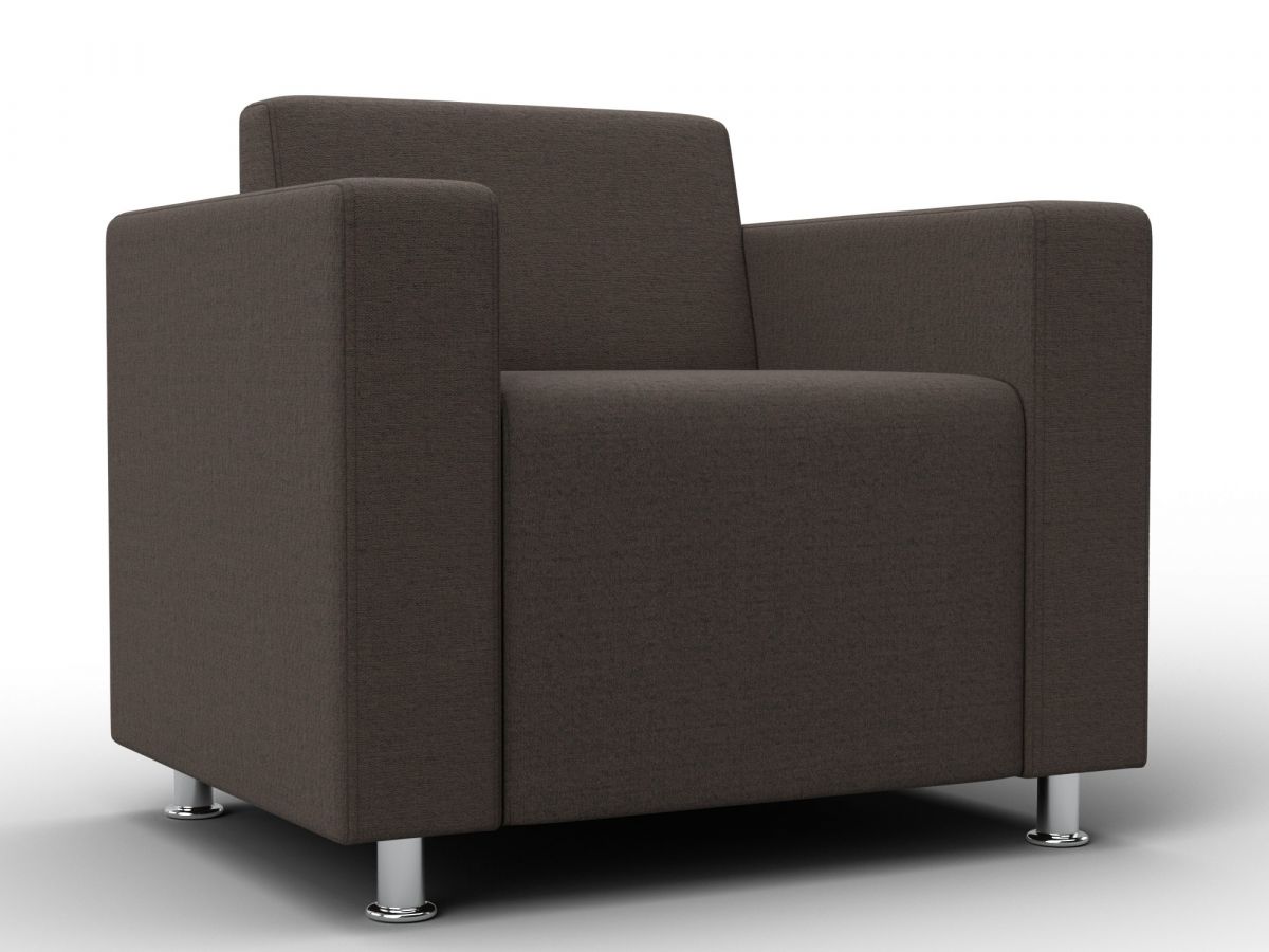 134968 Кресло Лига-093 ВН | рогожка | амур 05 коричневый