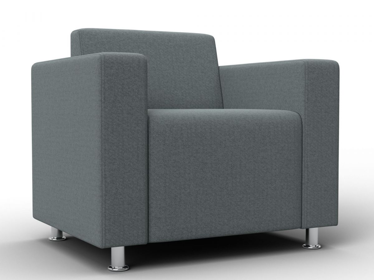 134969 Кресло Лига-093 ВН | рогожка | амур 07 серый