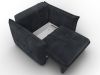 137002 Кресло Лига-100 НПБ | велюр | tower 11 темно-серый - 7