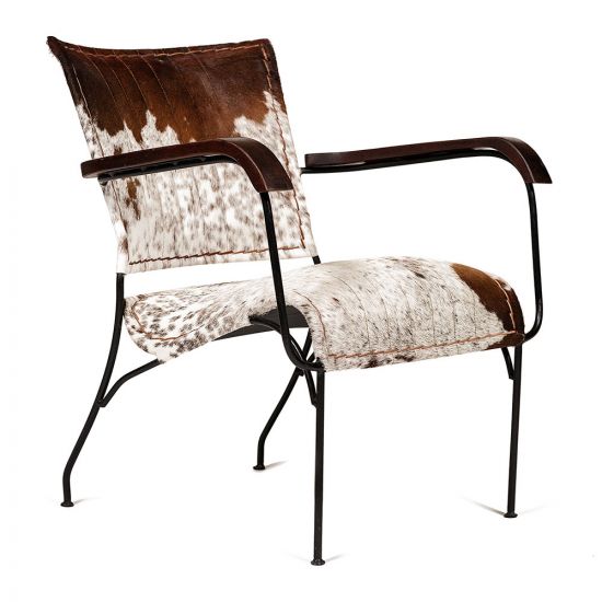 Кресло Secret De Maison MAJOR RODEO ( mod. M-12887 ) металл-шкура буйвола, 66х64х74см, коричневый
