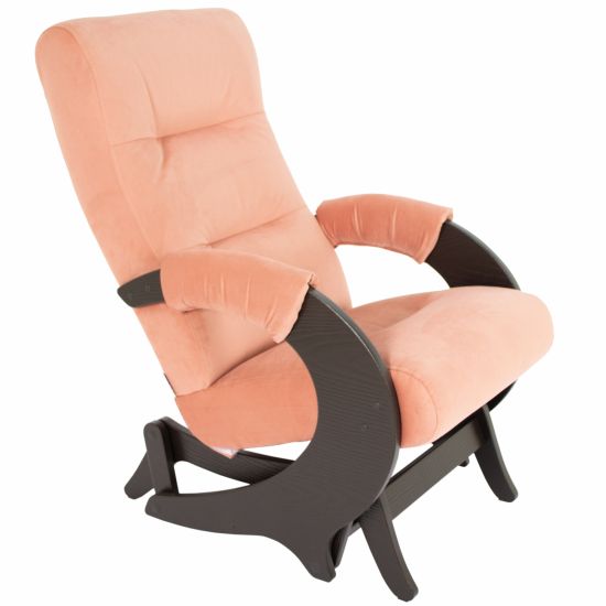 Кресло-маятник Эталон шпон Ткань MAXX305, каркас венге