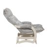 Кресло-маятник Leset Луно, Слоновая кость, Crash LUX 13 (серый) - 6