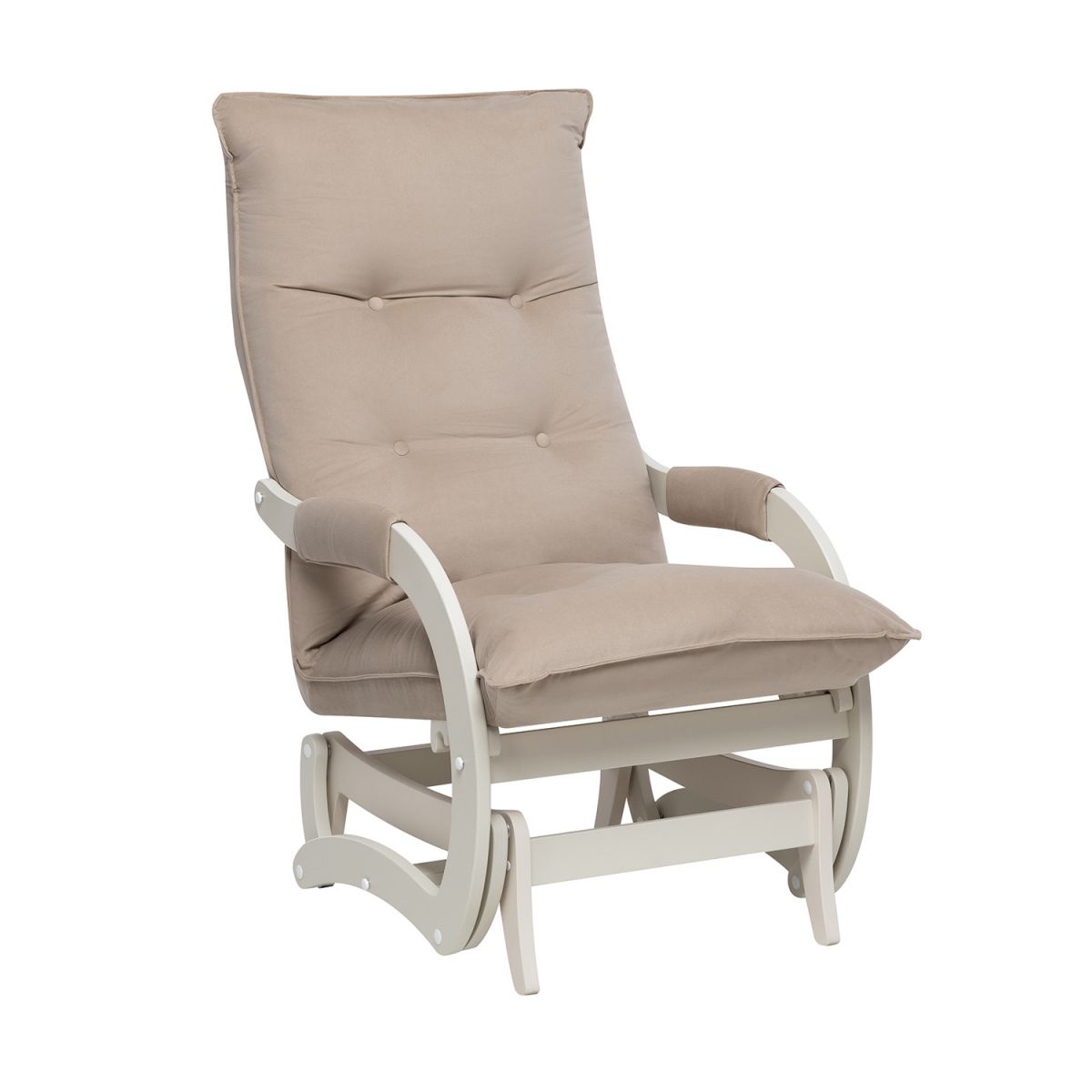 Кресло-маятник Leset Луно, Слоновая кость, V18 бежевый