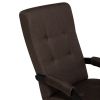 Кресло-маятник Leset Тея, Венге, Savana Plus Toffee (коричневый) - 5