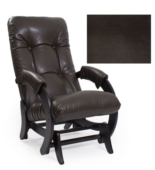 Кресло- гляйдер Модель 68 (венге- Or.Perlam 120 ) коричневый