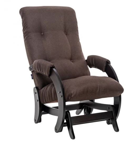 Кресло-маятник Модель 68 | венге текстура | ткань Malmo 28 |