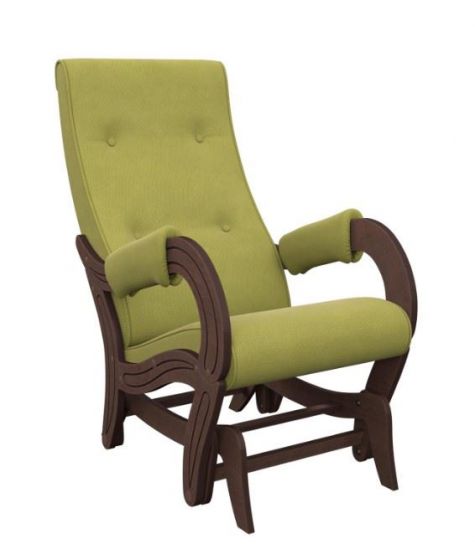 Кресло-качалка гляйдер Модель 708 ( Verona Apple Green-орех антик)
