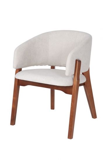 Кресло Милана | средний тон | ткань Т2 - ваниль |