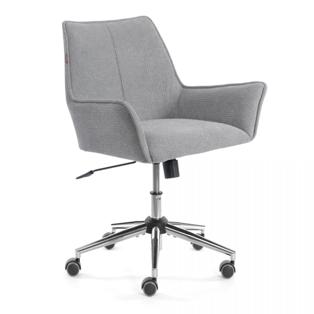 Кресло Murano-Мурано хром велюр-букле (HYP), светло-серый