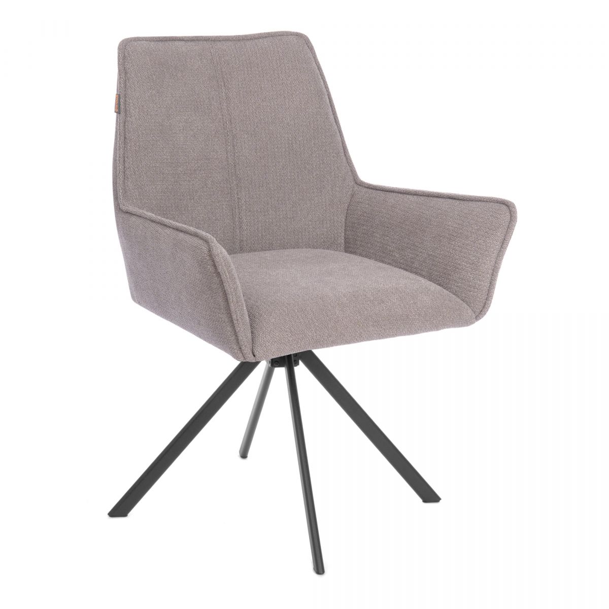 Кресло Murano-Мурано опора 360, велюр-букле (HYP), бежевый