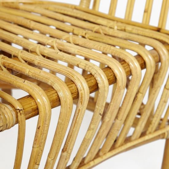 Кресло NAGOYA -без подушки- skin rattan eco, 57x62х82см, Natural (натуральный)