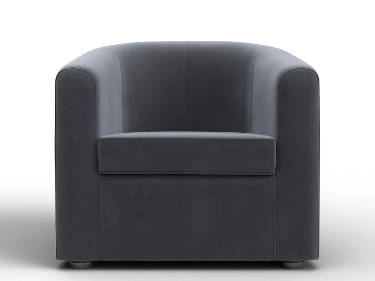 109050 Кресло Норден | велюр | серый