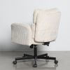 Кресло офисное TopChairs 6187 с откидными подлокотниками кремовый - 5