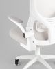 Кресло офисное TopChairs Core серый с подголовником пластик белый - 7
