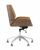 Кресло офисное TopChairs Crown коричневое - 4