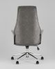 Кресло офисное TopChairs Neoma светло-серый экокожа ткань - 5