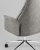 Кресло офисное TopChairs Neoma светло-серый экокожа ткань - 7