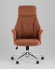 Кресло офисное TopChairs Neoma терракотовый ткань - 3
