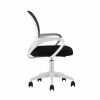 Кресло офисное TopChairs Simple SN черный пластик белый - 3