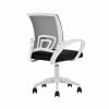 Кресло офисное TopChairs Simple SN черный пластик белый - 4