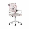 Кресло офисное TopChairs Simple SN Junior принт Pink Cats пластик белый - 2