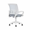 Кресло офисное TopChairs Simple SN серый пластик белый - 4