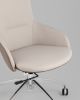 Кресло офисное TopChairs Soulo светло-серый, коричневый - 8
