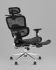 Кресло офисное TopChairs Stich с оттоманкой, черный - 4