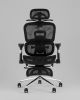Кресло офисное TopChairs Stich с оттоманкой, черный - 5
