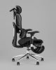 Кресло офисное TopChairs Stich с оттоманкой, черный - 7